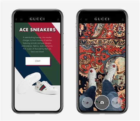 gucci augmented reality shoes|Gucci sneaker app.